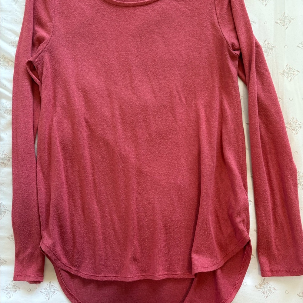 Old Navy Women's Long Sleeve Top - Rose Pink